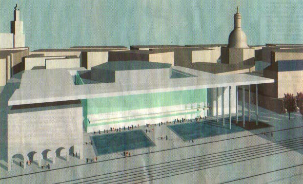 Häntzsch-Vorschlag vom 01.11.2003 zur Umbauung des Kulturpalast