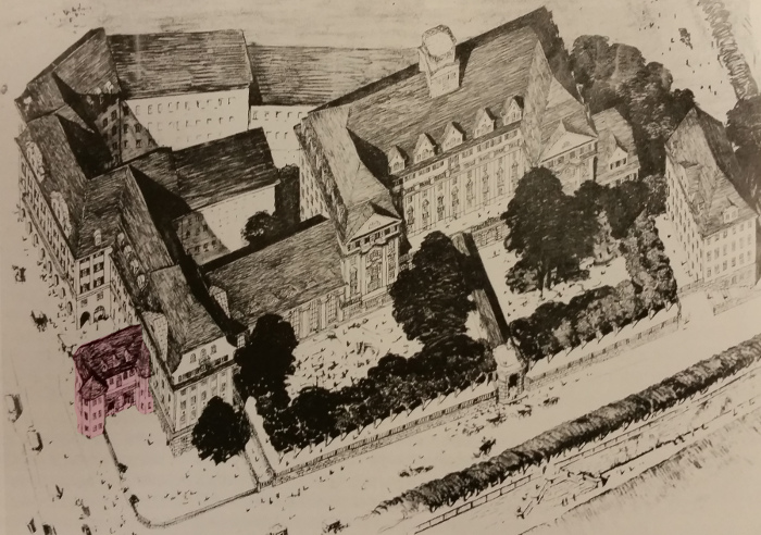 Hans Erlwein: Projekt zur Bebauung des Königsufer mit einer Hochuferstraße 1913