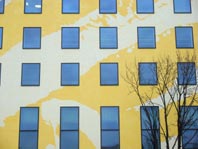 Rückseite der neuen Berliner Kunstakademie von Behnisch